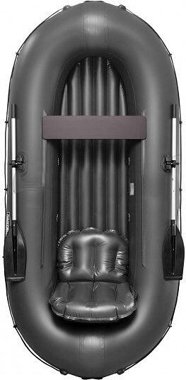 Лодка ПВХ "Кантегир-380", надувное дно, 3 местная