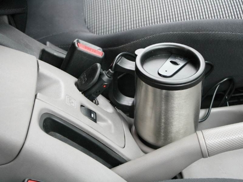 Автокружка (подогрев от прикур, мет. колба) Следопыт